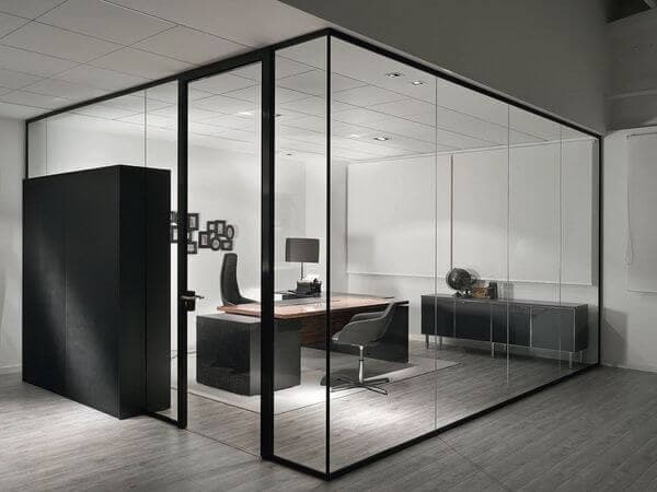 Modern Slim Profile Partition — VISTALINE partition system